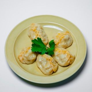 Манты с мясом