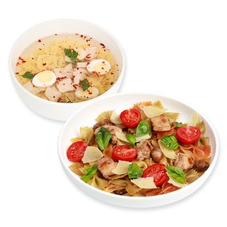 Чікен Базиліко + Бульйон