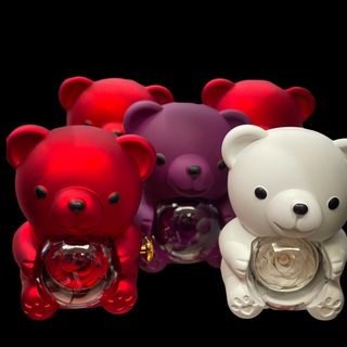 Ursulet cu trandafir din sapun