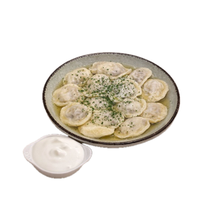 საქონლის პელმენი ბულიონში