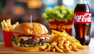 Bigg Burgers + Salade+ Fries Coca 25 Cl Gratuit