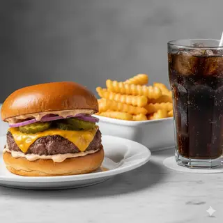 Hamburguesa De Ternera Menú