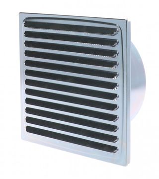 (045319) Rešetka ventilacijska 150x150mm 125mm cink 7773
