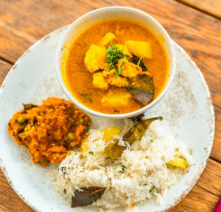 Arroz con carne mixto