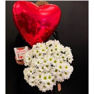 ქრიზანთემები რაფაელო და ჰელიუმის გული