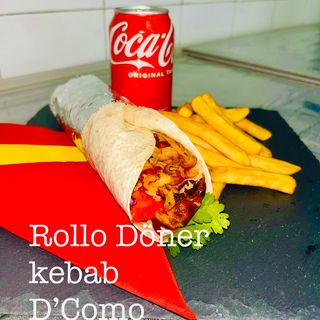 Combo Rollo Döner Kebab de Pollo y Ensalada