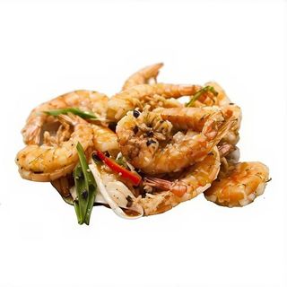 Langostinos con sal y pimienta