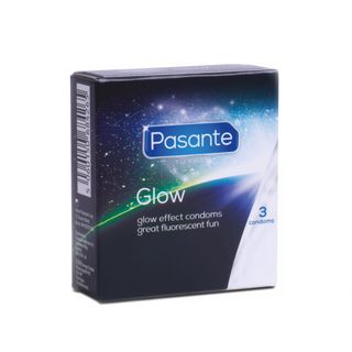 Świecące W Ciemności Prezerwatywy Pasante Glow 3 Sztuki