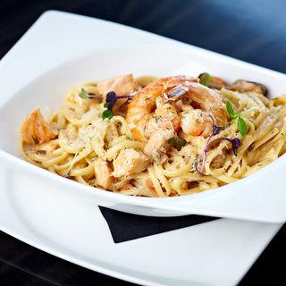Tagliatelle Crevette Et Saumon