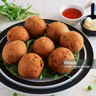 Bolinhas de Salmão Fritas