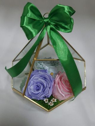 Aranjament 3 Trandafiri Criogenati Mix