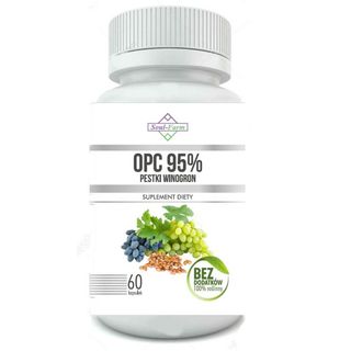 PESTKI WINOGRON EKSTRAKT 95% OPC 450mg 60 KAPSUŁEK - SOUL FARM