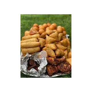 5 Puff, 2 Samosa, 2 Spring Roll, 1 Chicken, 1 Beef