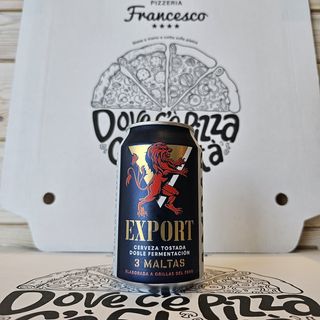 Cerveza Ambar export tres maltas lata (33 Cl.)