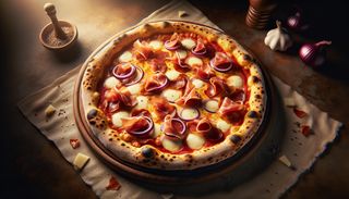Pizza Speck e scamorza
