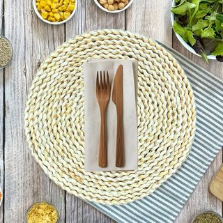 Kit di posate: forchetta, coltello e tovagliolo