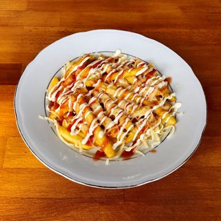 Pomfrit + kačkavalj