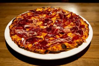 Pizza ibérica (25 cm.)