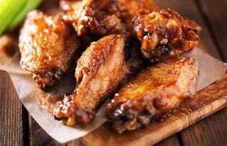 Alitas De Pollo A La Barbacoa (1/2 Ración)