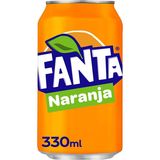 Fanta Naranja lata 330ml.