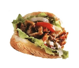 Chicken kebab con pan de pita (medium)