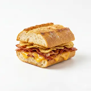 Baguette Rústica Bacon y Queso
