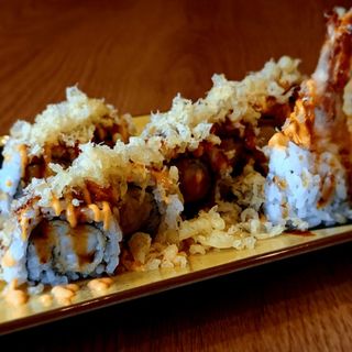 Uramaki 8 szt Ebi tempura maki