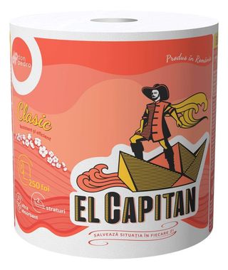 Prosop hartie monorola El Capitan 55m, 2 straturi