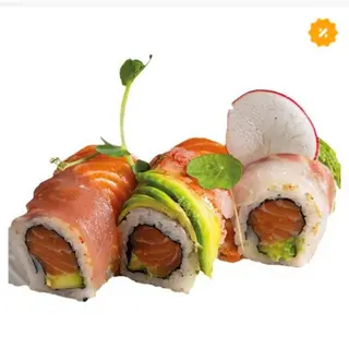 Uramaki rainbow