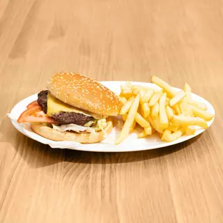 Menú hamburguesa de ternera