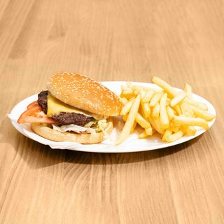Menú hamburguesa de ternera