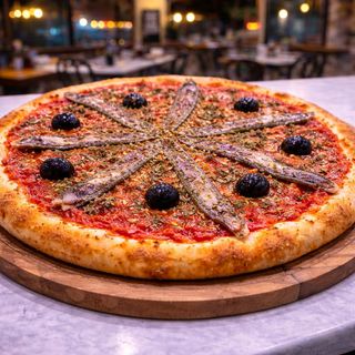 Pizza Anchoas (8 Porciones)