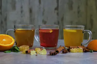 Черный чай с облепихой
