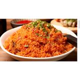 Jollof Rice and Fried Fish