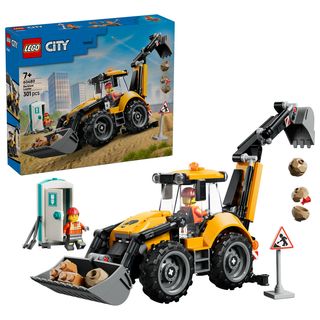 Buldoexcavator galben - 60480