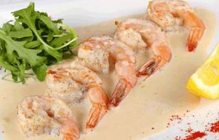 Креветки у вершковому соусі (200г)