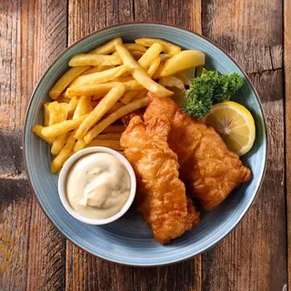 Fish fingers with chips