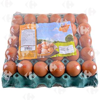 Plateau d'Oeufs Gros Calibre Ovocorp 30 unités