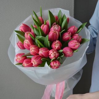 Букет піоноподібних тюльпанів (25шт)