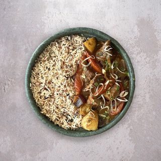 Guiso de carrillera campestre