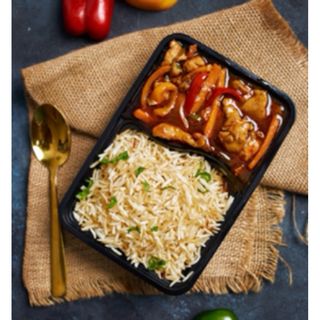 Rice & Chicken Sauce