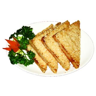 18 Gambas Al Sésamo Con Tostada