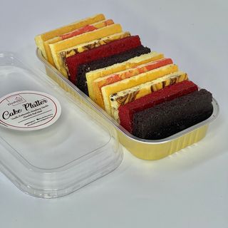 Cake Platter. 6 flavours, 12 slices