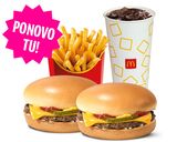 Dva Cheeseburger obrok