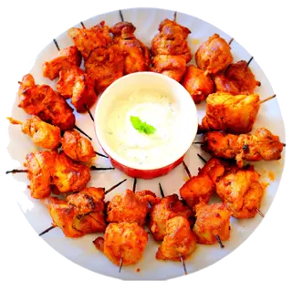 Pollo Tikka Con Patatas Fritas