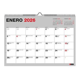 Calendario 2025 26 Pared A4 Basic - 8422593283981