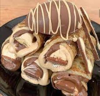 Crepes con crema Bueno