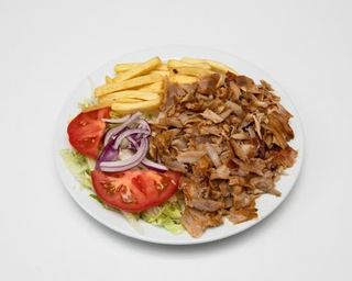 Plato de kebab