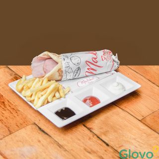 Sandwich naan jambon