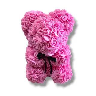 Osito rosas rosas